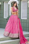 Mehvish Vol 28 By Dani Tabby Silk Print Lehenga Choli Bulk Orders In India